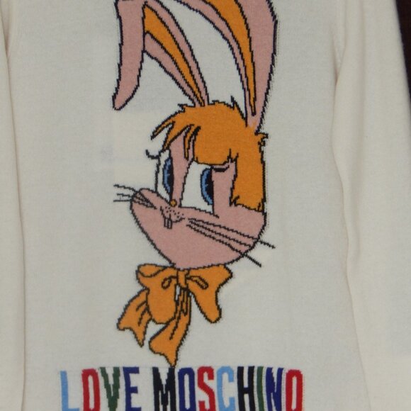 Love Moschino Embellished Knit Women’s Pullover Sweater Top Size Various NWT - Picture 10 of 12